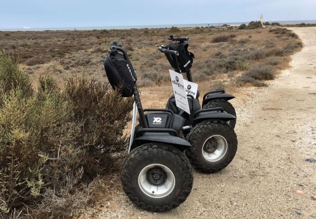 Segways en camino almeriense